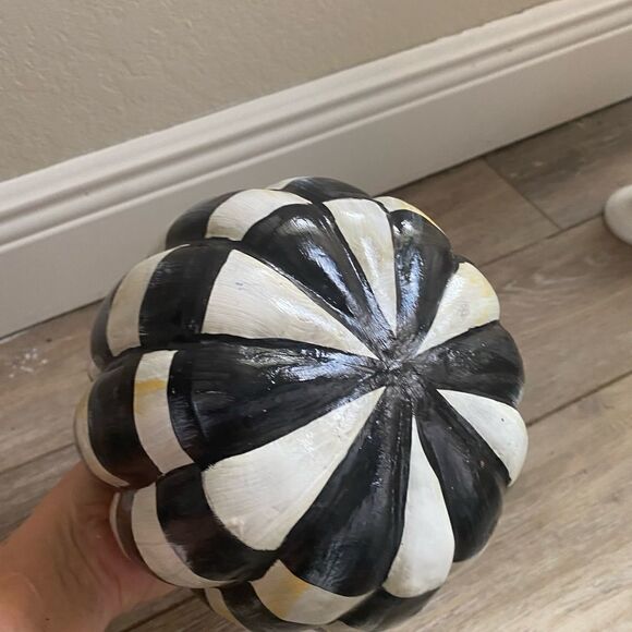 Designer Inspired Hand Painted Pumpkin - Picture 5 of 5